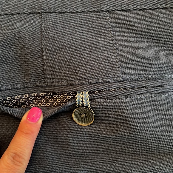 Ted Baker London blue navy chino pants 36 - Picture 8 of 15